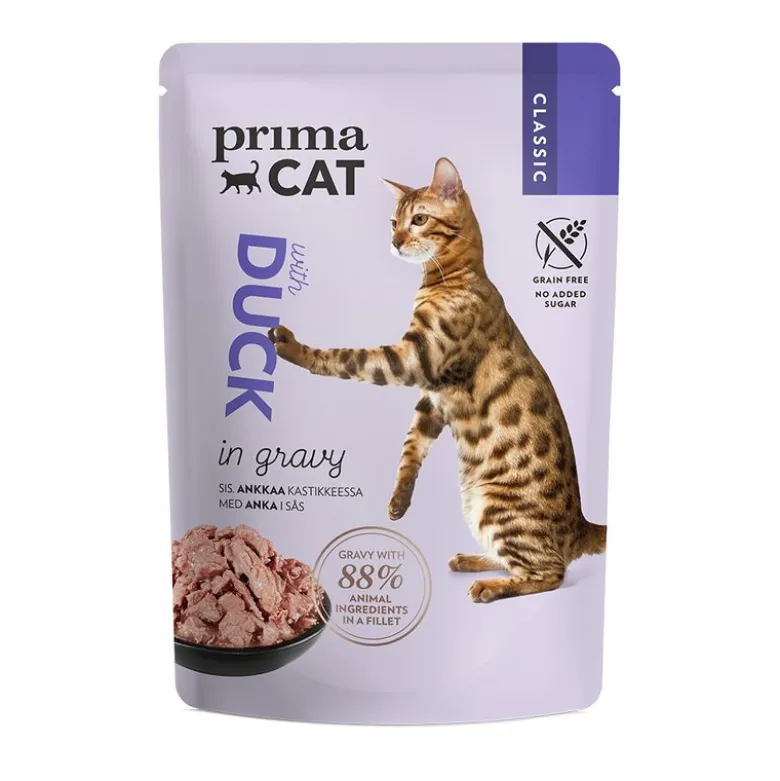 PrimaCat Classic kastikkeessa 12 x 85 g