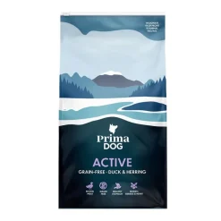 PrimaDog Adult Active Grain Free ankka & silakka