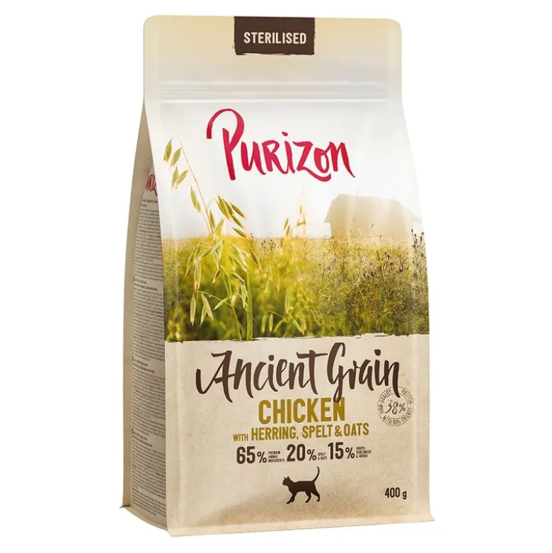 Purizon Adult Sterilised kana & kala – muinaisvilja