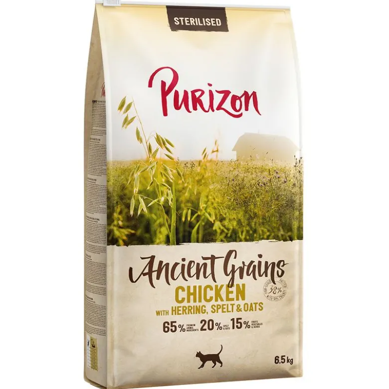 Purizon Adult Sterilised kana & kala – muinaisvilja