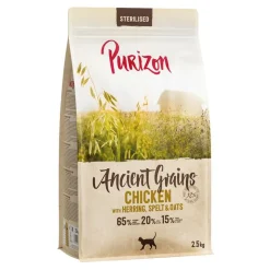 Purizon Adult Sterilised kana & kala – muinaisvilja