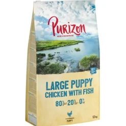 Purizon Large Puppy kana & kala – viljaton