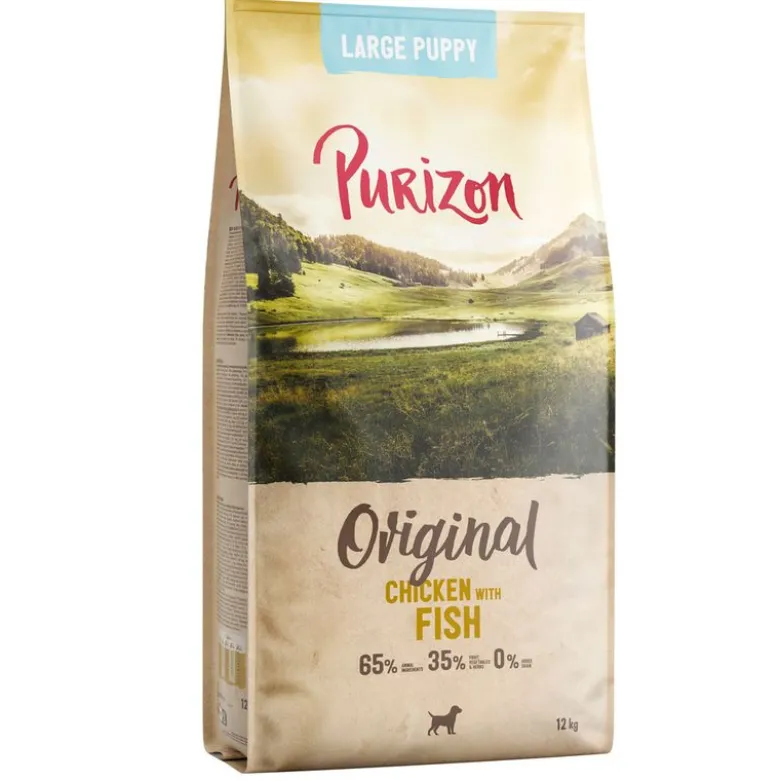 Purizon Large Puppy kana & kala – viljaton
