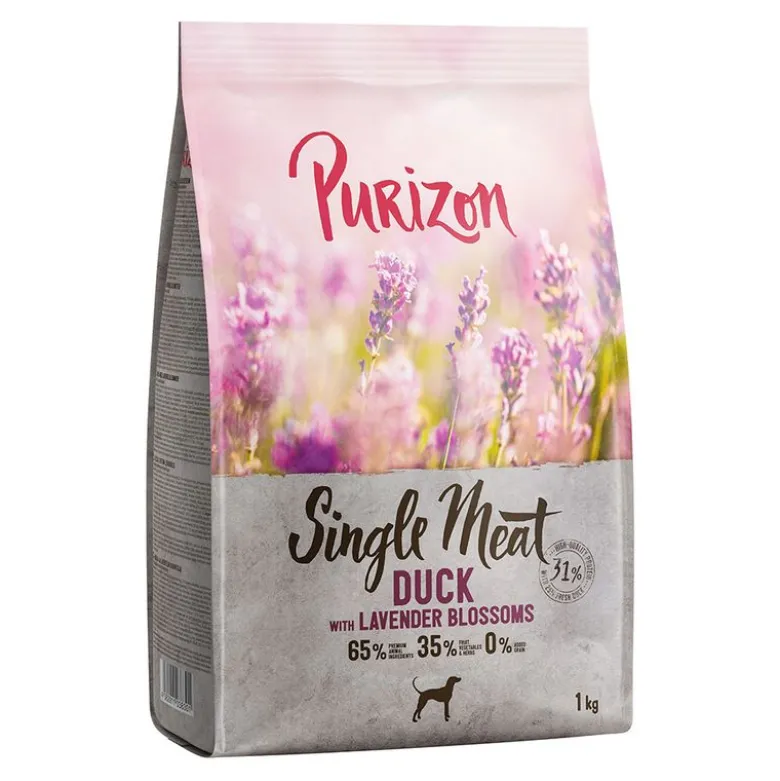Purizon Single Meat Adult ankka, omena & laventelinkukka