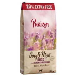 Purizon Single Meat Adult ankka, omena & laventelinkukka