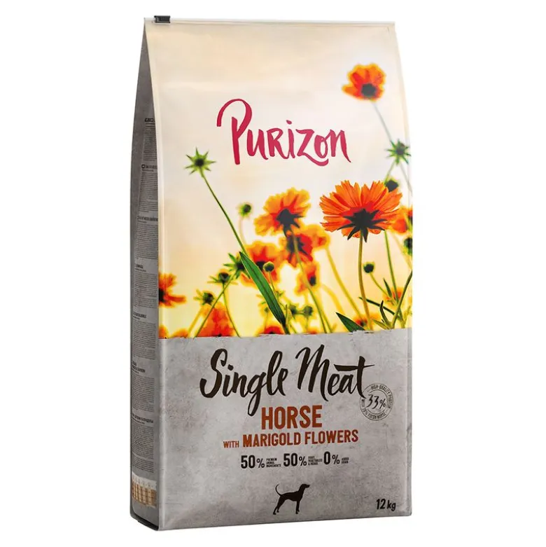Purizon Single Meat Adult hevonen, bataatti & kehäkukka