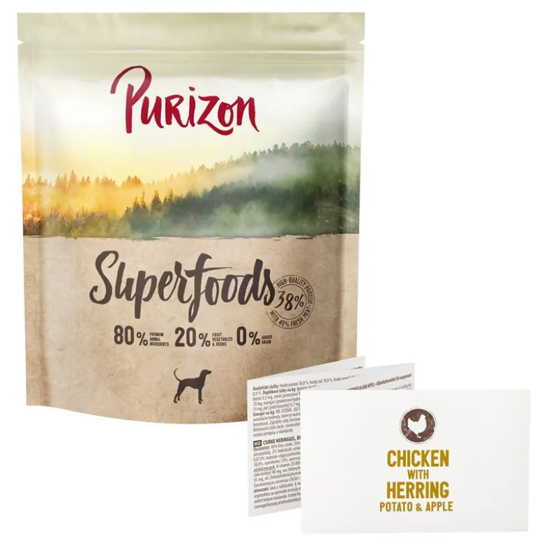 Purizon Superfoods kana, silli, peruna & omena