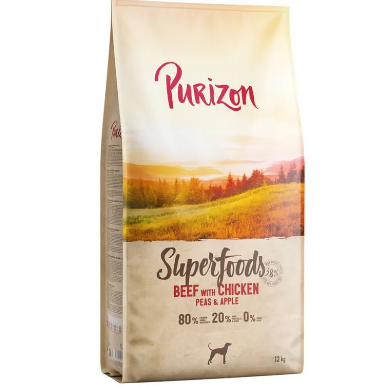 Purizon Superfoods nauta, kana, herneet & omena