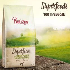 Purizon Superfoods Veggie bataatti, herne, porkkana & pinaatti