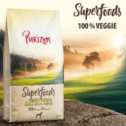 Purizon Superfoods Veggie bataatti, linssi, omena & kurpitsa