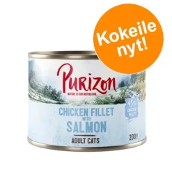 Purizon-yksittäispakkaus kanafilee & lohi