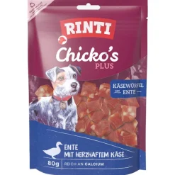 RINTI Chicko Plus -juusto- & ankkakuutiot
