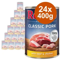 Rocco Classic Pork -säästöpakkaus 24 x 400 g