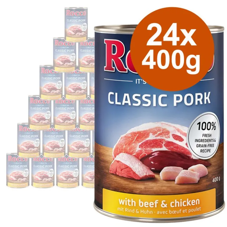 Rocco Classic Pork -säästöpakkaus 24 x 400 g