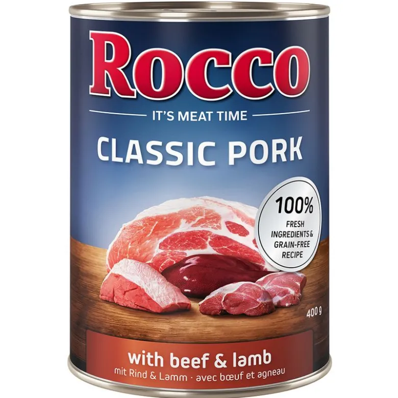 Rocco Classic Pork -säästöpakkaus 24 x 400 g