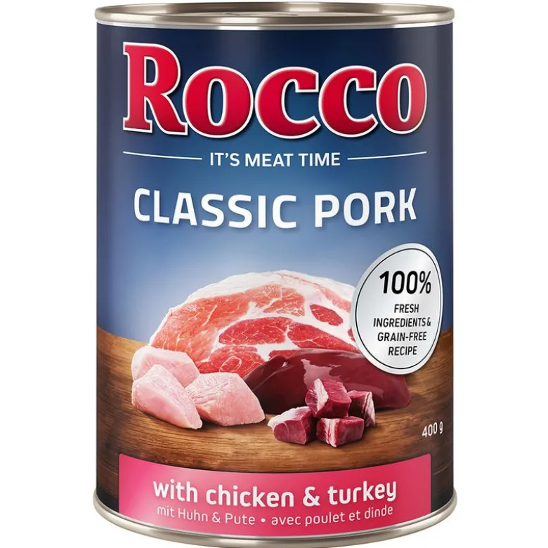 Rocco Classic Pork säästöpakkaus 24 x 400 g