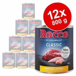 Rocco Classic -säästöpakkaus 12 x 800 g