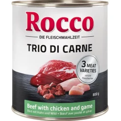 Rocco Classic Trio di Carne -säästöpakkaus 24 x 800 g