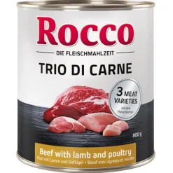 Rocco Classic Trio di Carne -säästöpakkaus 24 x 800 g