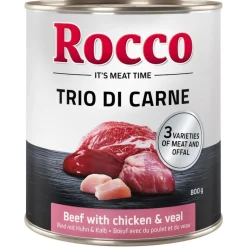 Rocco Classic Trio di Carne -säästöpakkaus 24 x 800 g