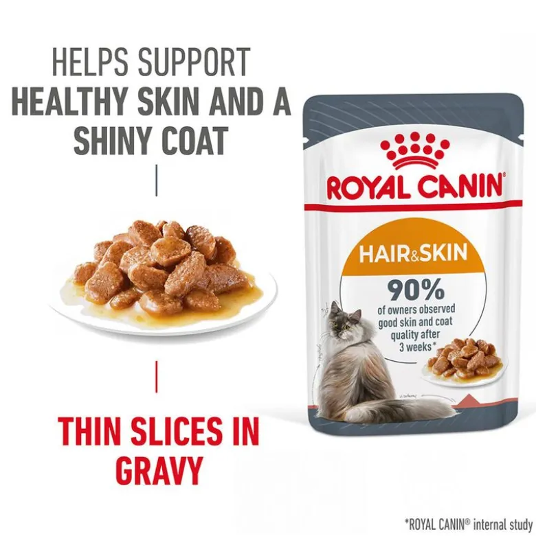 Royal Canin Hair & Skin Care in Gravy