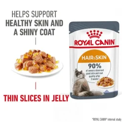 Royal Canin Hair & Skin Care in Jelly