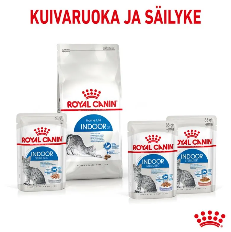 Royal Canin Indoor Sterilised kastikkeessa
