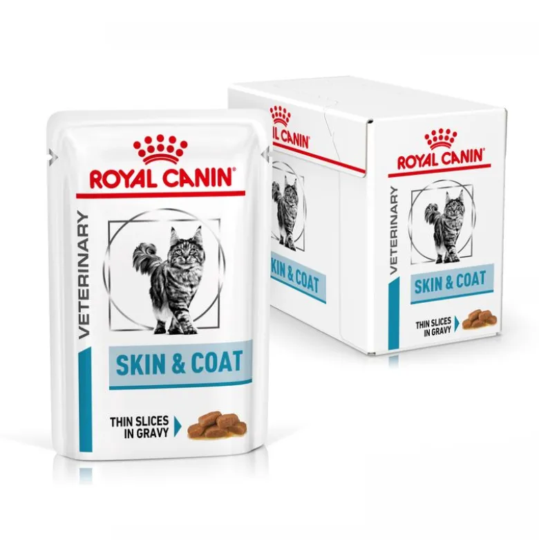 Royal Canin Veterinary Feline Skin & Coat kastikkeessa