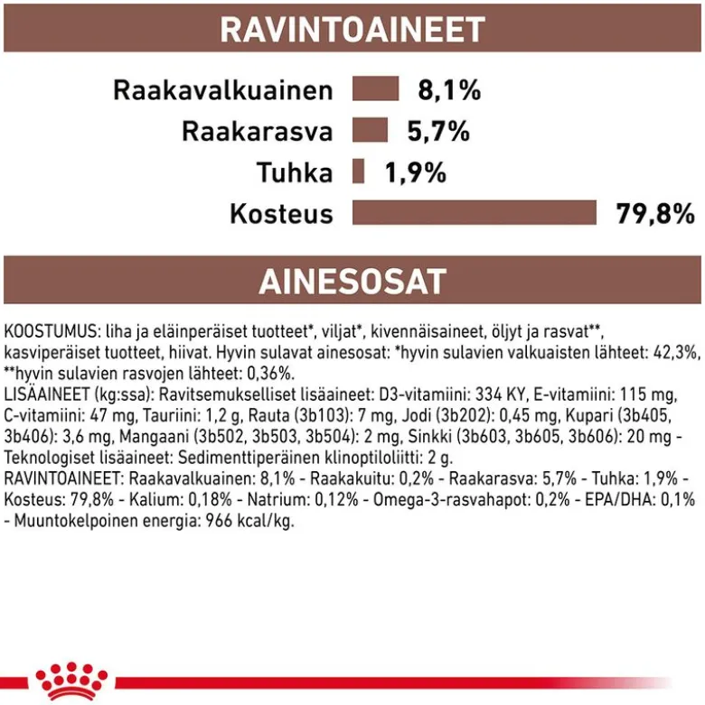 Royal Canin Veterinary Feline Gastrointestinal kastikkeessa