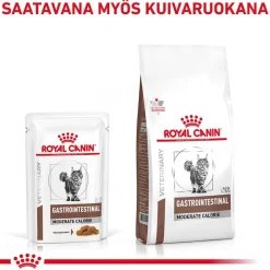 Royal Canin Veterinary Feline Gastrointestinal Moderate Calorie kastikkeessa