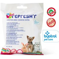 Savic Refresh'r Wipes Sensitive -puhdistusliinat