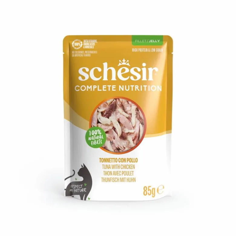 Schesir Complete Nutrition filee hyytelössä 6 x 85 g