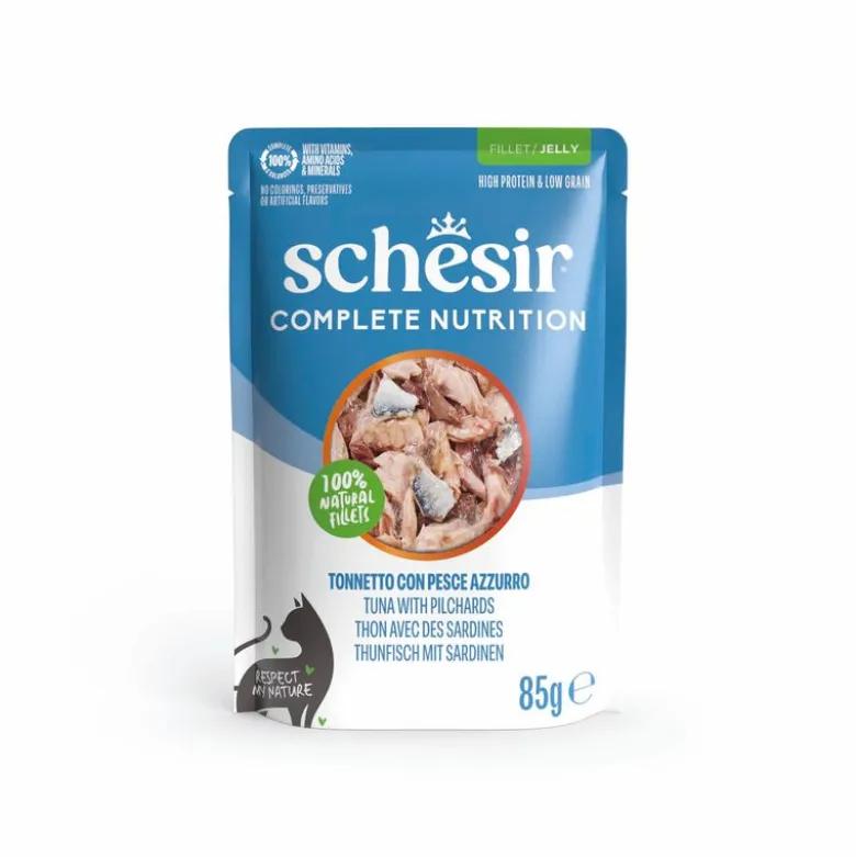 Schesir Complete Nutrition filee hyytelössä 6 x 85 g