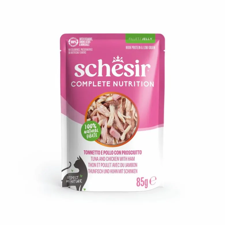 Schesir Complete Nutrition filee hyytelössä 6 x 85 g