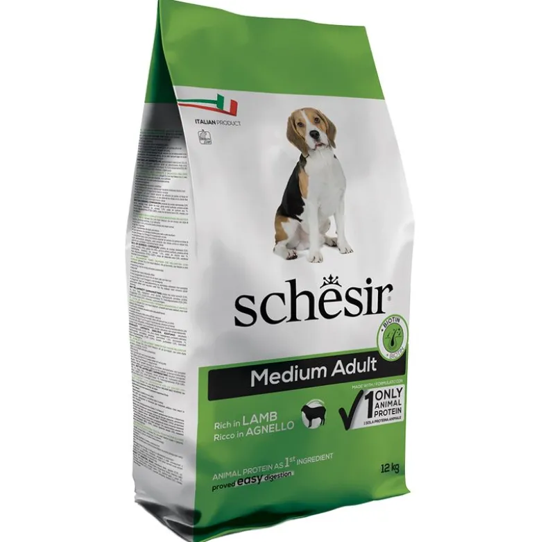 Schesir Dog Medium Adult lammas