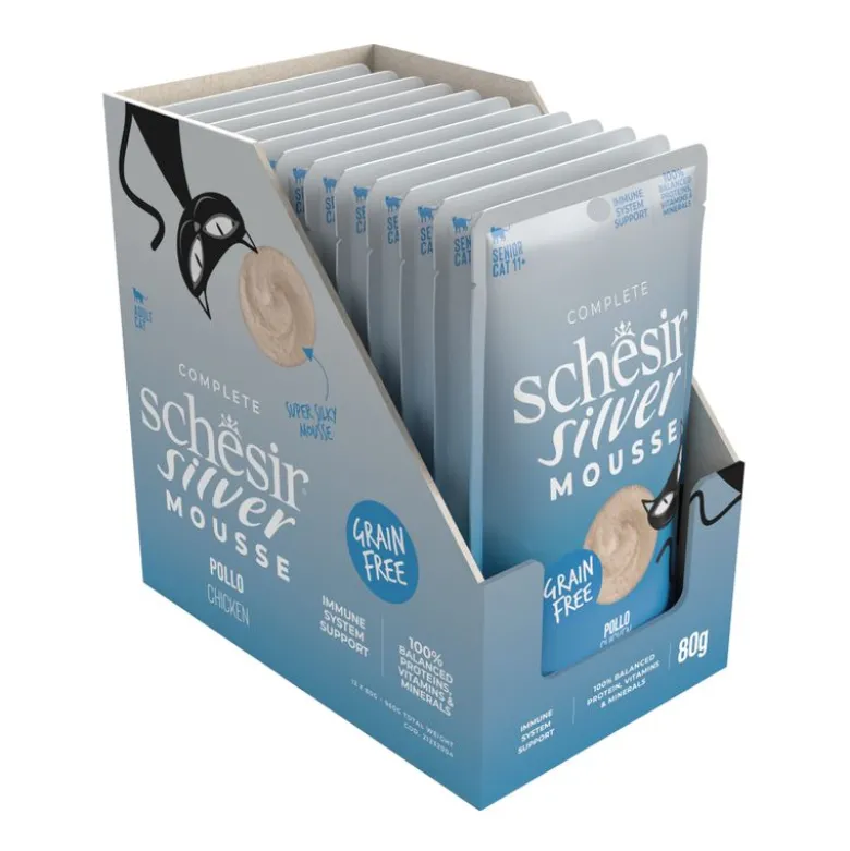 Schesir Silver Mousse 12 x 80 g