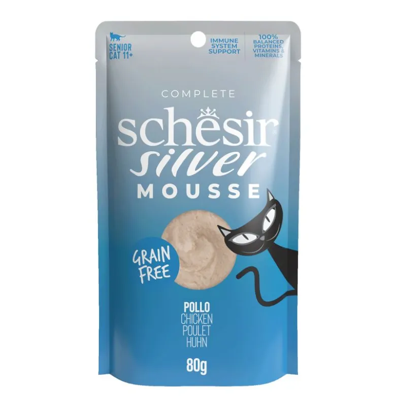 Schesir Silver Mousse 12 x 80 g