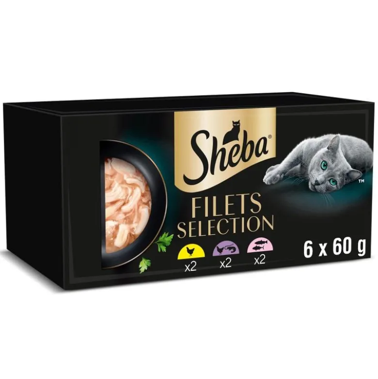 Sheba Filets -säästöpakkaus 36 x 60 g
