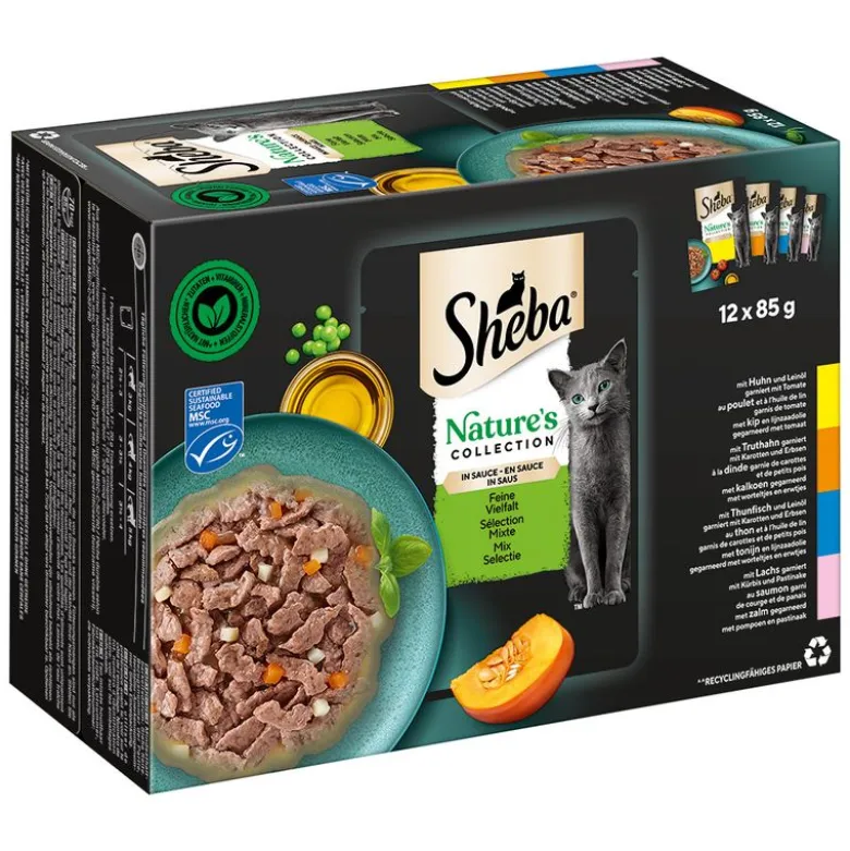 Sheba Nature's Collection in Sauce 48 x 85 g