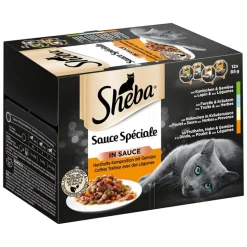 Sheba-rasialajitelma säästöpakkauksessa 48 x 85 g