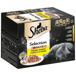 Sheba-rasialajitelma säästöpakkauksessa 48 x 85 g