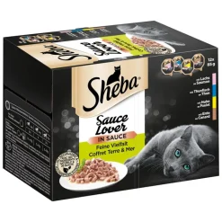 Sheba-rasialajitelma säästöpakkauksessa 48 x 85 g