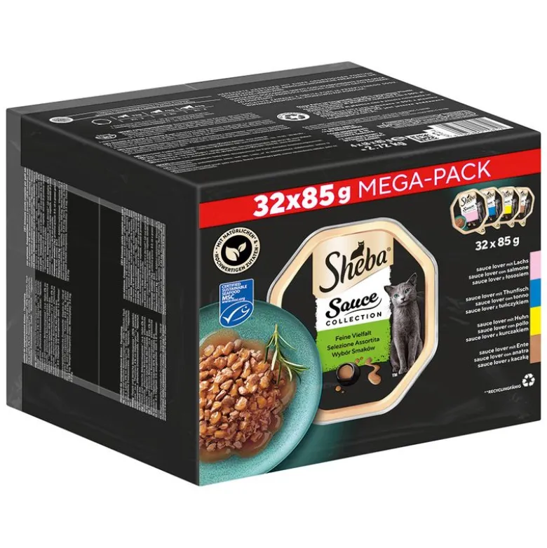 Sheba-rasialajitelma 32 x 85 g
