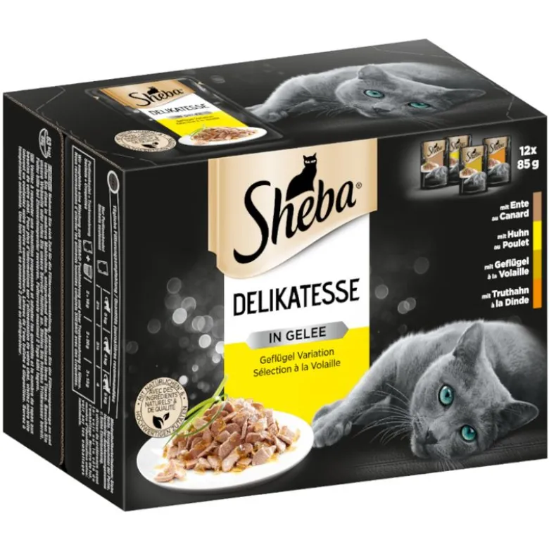 Sheba Selection Pouches -säästöpakkaus 48 x 85 g