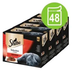 Sheba Selection Pouches -säästöpakkaus 48 x 85 g