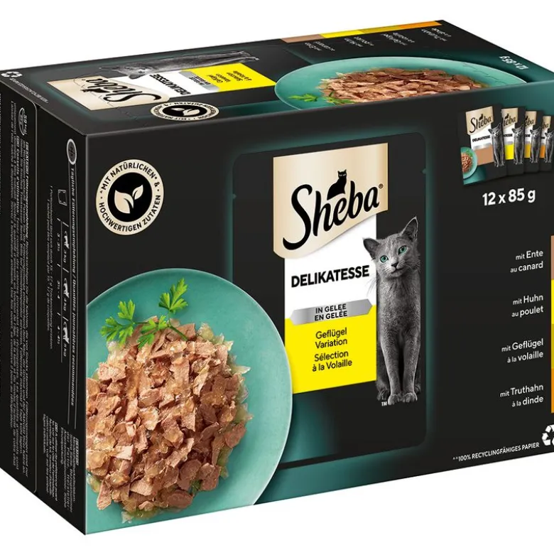 Sheba Selection Pouches -säästöpakkaus 48 x 85 g