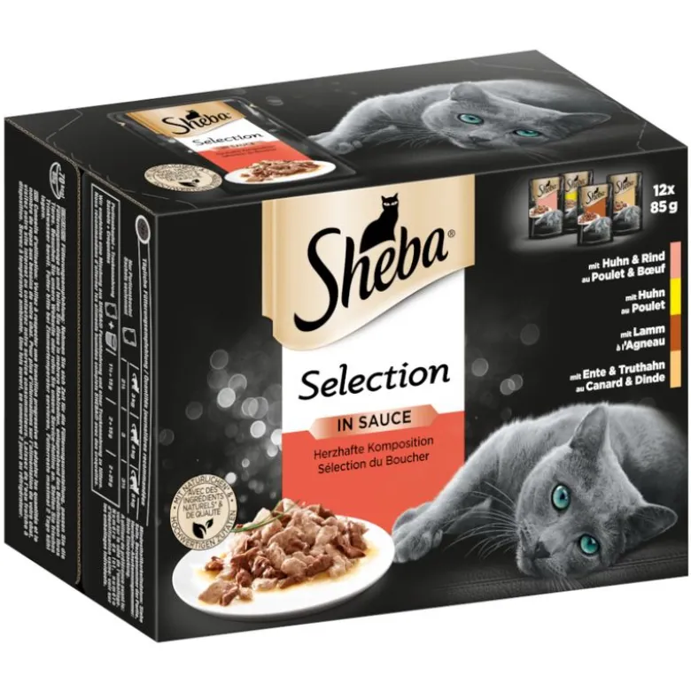 Sheba Selection Pouches -säästöpakkaus 48 x 85 g