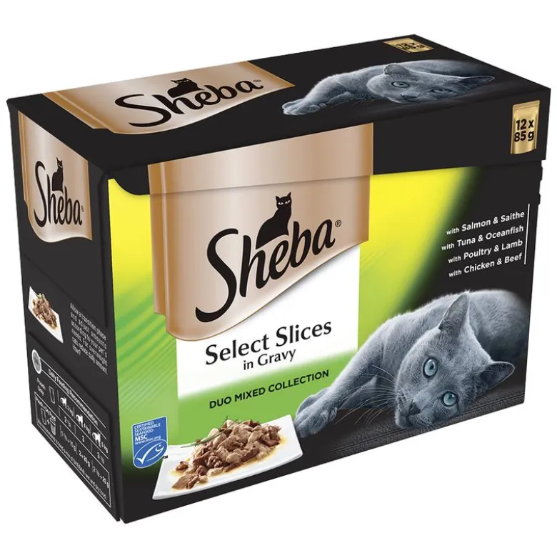 Sheba Selection Pouches -säästöpakkaus 48 x 85 g