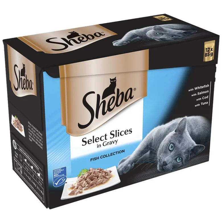 Sheba Selection Pouches -säästöpakkaus 48 x 85 g
