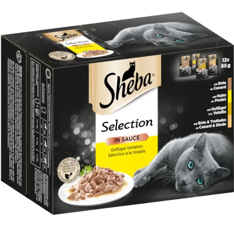Sheba Selection Pouches -säästöpakkaus 48 x 85 g